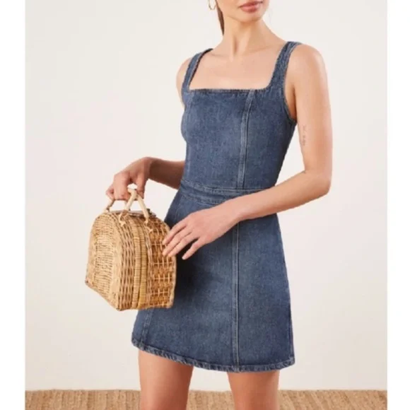 Reformation Parker Denim Dress - Picture 8 of 8